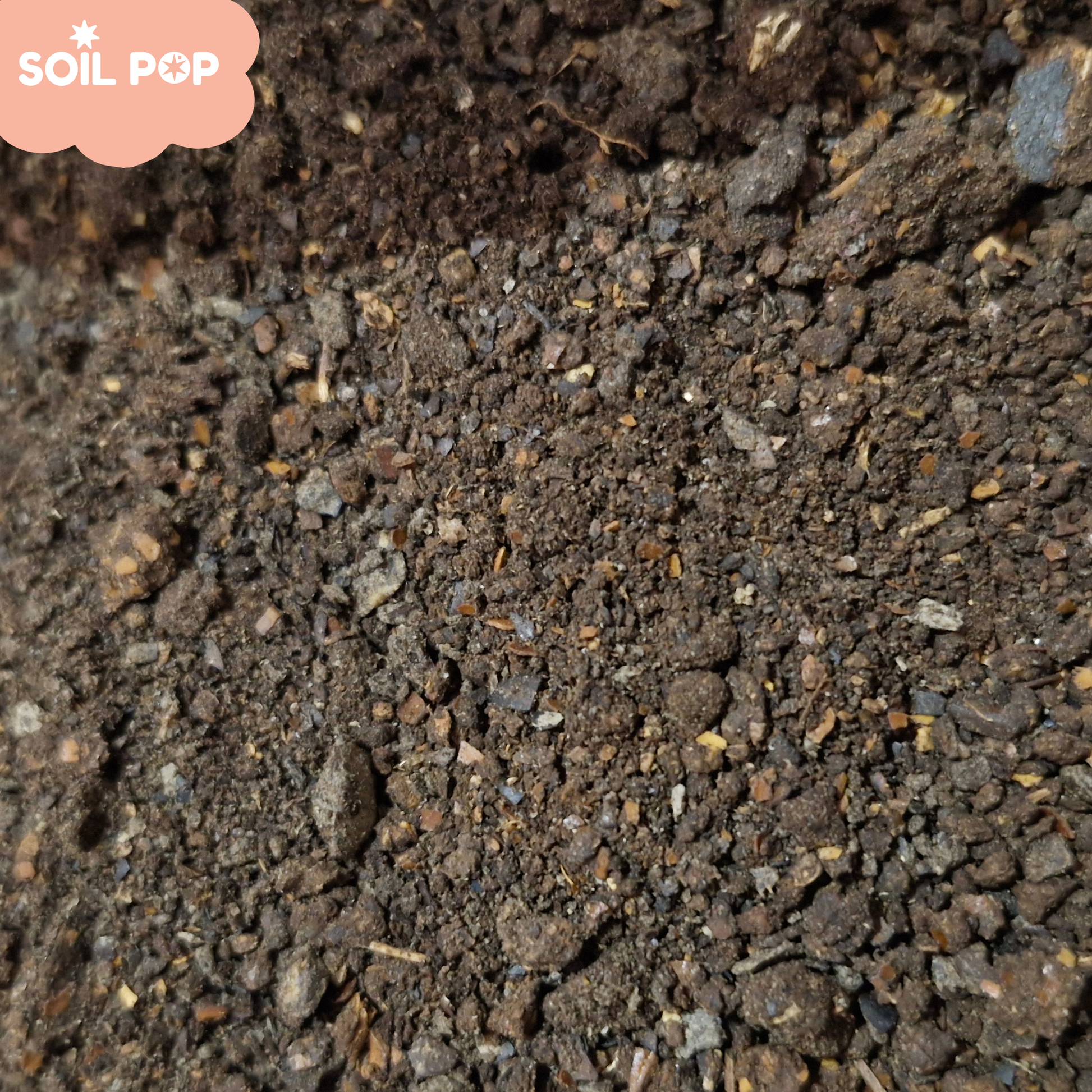 Neem cake powder close-up organic soil amendment